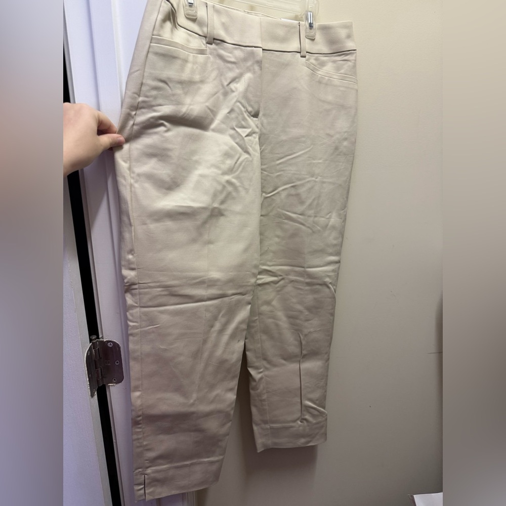 LOFT Women’s Tan Curvy Riviera Pant